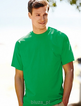 T-shirt RINGSPUN kolor zielony  FRUIT of the LOOM
