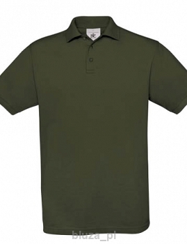 Koszulka polo kolor khaki zieleń B&C