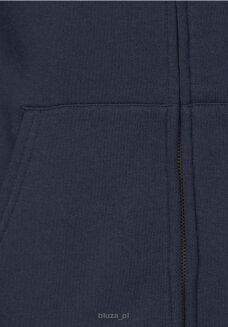 Damska bluza z kapturem zapinana na zamek kolor ciemny granat FRUIT of the LOOM - 2