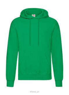 Bluza z kapturem kolor zielony FRUIT of the LOOM - 2