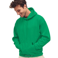 Bluza z kapturem kolor zielony FRUIT of the LOOM