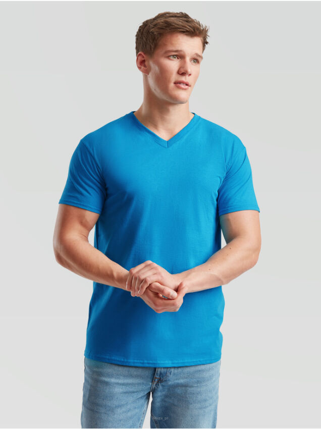 T-shirt Valueweight V-neck T (w serek) FRUIT of the LOOM