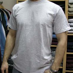 T-shirt SUPER PREMIUM kolor szary 3XL FRUIT of the LOOM