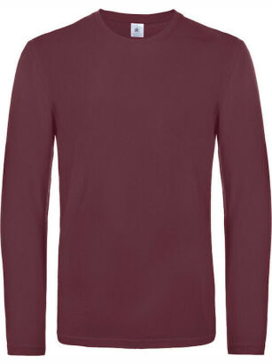 T-shirt longsleeve (z dł.rękawami) kolor burgund B&C