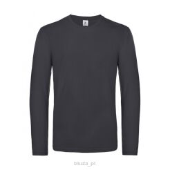 T-shirt longsleeve (z dł.rękawami) kolor ciemny szary B&C