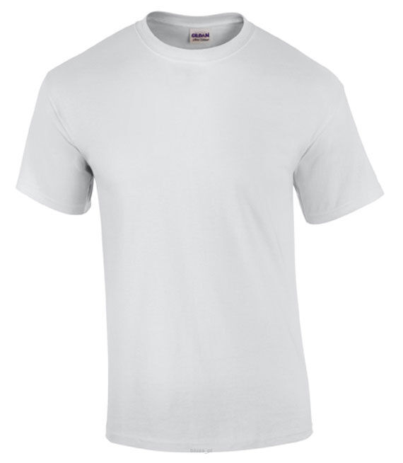 T-shirt Ultra Cotton kolor biały GILDAN
