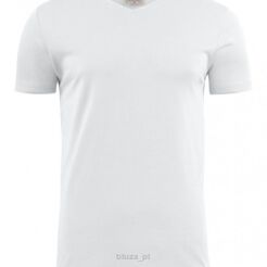 T-shirt HEAVY V-neck kolor biały PRINTER