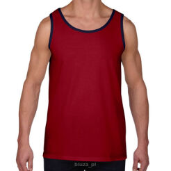 T-shirt NA RAMIĄCZKACH kolor czerwony/granatowy