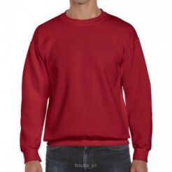 Bluza SET-IN kolor ciemna czerwień GILDAN