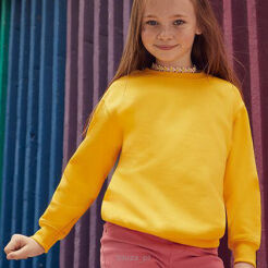 Dziecięca bluza set-⁠in Classic FRUIT of the LOOM