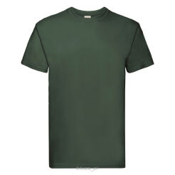 T-shirt SUPER PREMIUM kolor butelkowa zieleń FRUIT of the LOOM
